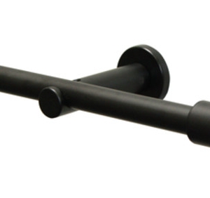 Karnis szett henger Ø19mm matt fekete 160cm