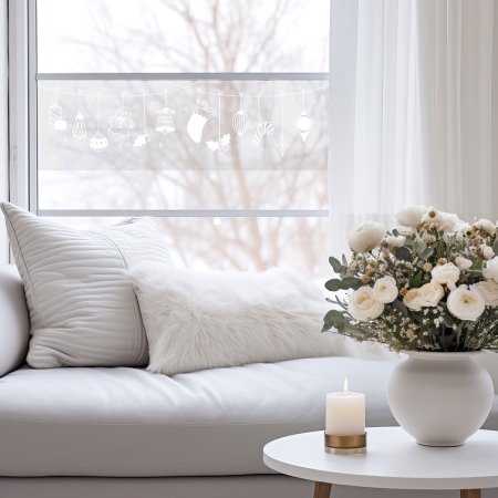 karácsonyi ablakfólia