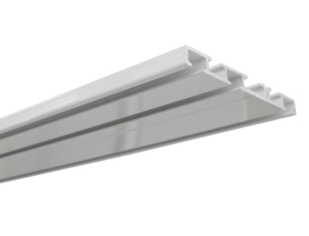 Alumínium függönysín 3 soros fehér