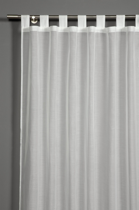 Füles Függöny - Voile Uni 140 cm Széles 235cm Magas Krém